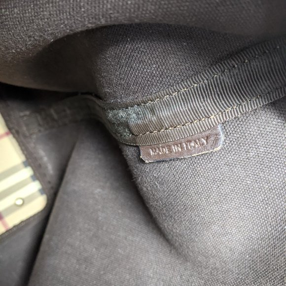 authentic BURBERRY Beige Leather Shoulder Bag - Picture 14 of 16